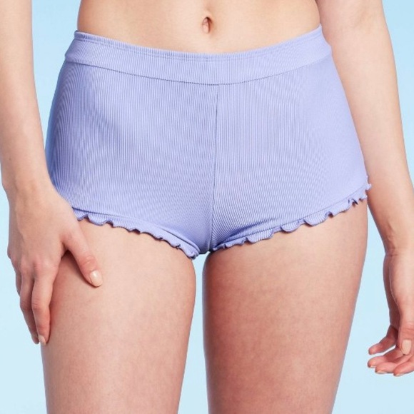 Wild Fable Swim Ruffle Ribbed - Picture 3 of 4